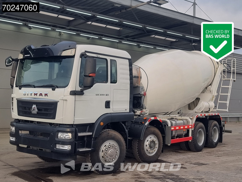 Sitrak G5 350 8X4 8m3 Liebherr HTM 804 H Mixer Big-Axle Steelsuspension - Betonvedējs: foto 1 Sitrak G5 350 8X4 8m3 Liebherr HTM 804 H Mixer Big-Axle Steelsuspension - Betonvedējs: foto 1