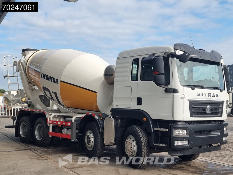 Sitrak G5 350 8X4 NEW! 8m3 Liebherr Mixer Big-Axle Steel Suspension - Betonvedējs: foto 3 Sitrak G5 350 8X4 NEW! 8m3 Liebherr Mixer Big-Axle Steel Suspension - Betonvedējs: foto 3