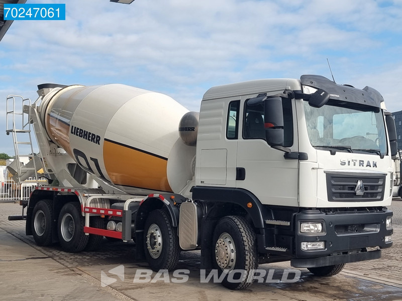Sitrak G5 350 8X4 NEW! 8m3 Liebherr Mixer Big-Axle Steel Suspension - Betonvedējs: foto 3 Sitrak G5 350 8X4 NEW! 8m3 Liebherr Mixer Big-Axle Steel Suspension - Betonvedējs: foto 3