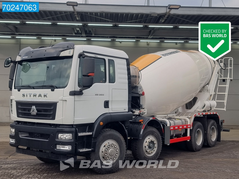 Sitrak G5.350 8X4 NEW! 8m3 Liebherr Mixer Steel suspension - Betonvedējs: foto 1 Sitrak G5.350 8X4 NEW! 8m3 Liebherr Mixer Steel suspension - Betonvedējs: foto 1
