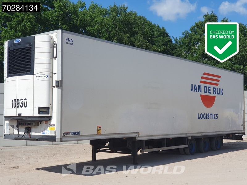 Talson Carrier Vector 1550 3 axles NL-Trailer Mega Aircargo Rollenbett Luftfracht Liftachse Blumenbreit - Puspiekabe refrižerators: foto 1 Talson Carrier Vector 1550 3 axles NL-Trailer Mega Aircargo Rollenbett Luftfracht Liftachse Blumenbreit - Puspiekabe refrižerators: foto 1