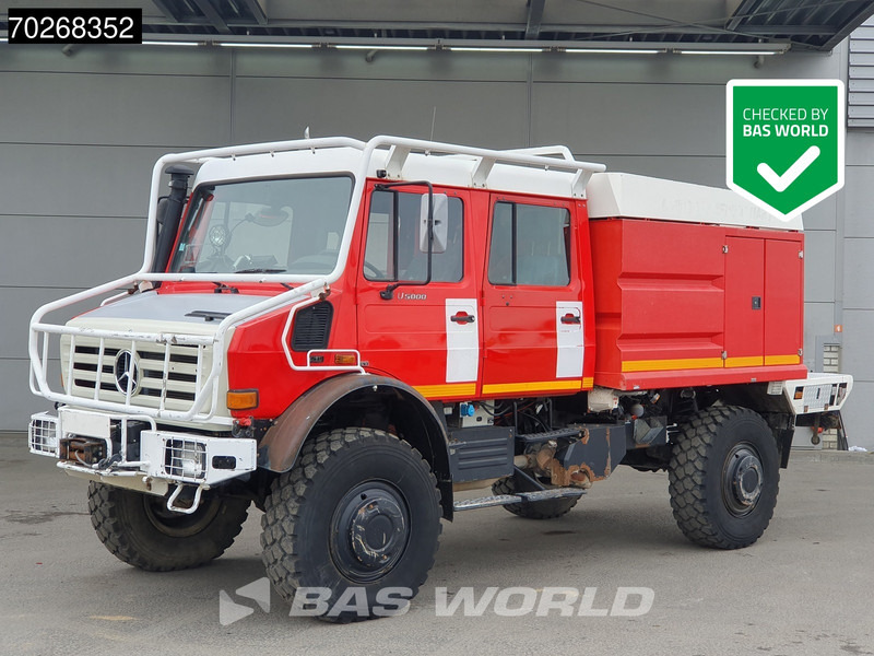 Unimog U5000 4X4 Camiva FIRE TRUCK SUPERSTRUCTURE NOT WORKING Automatic - Ugunsdzēsēju mašīna: foto 1 Unimog U5000 4X4 Camiva FIRE TRUCK SUPERSTRUCTURE NOT WORKING Automatic - Ugunsdzēsēju mašīna: foto 1