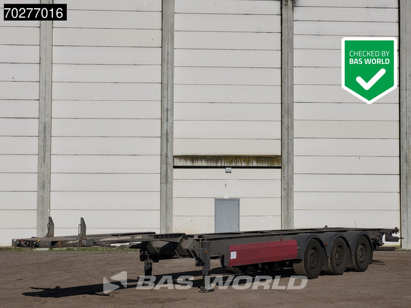 Puspiekabe noņemamā virsbūve/ Konteineru vedējs Van Hool 3 axles 40 FT.: foto 1