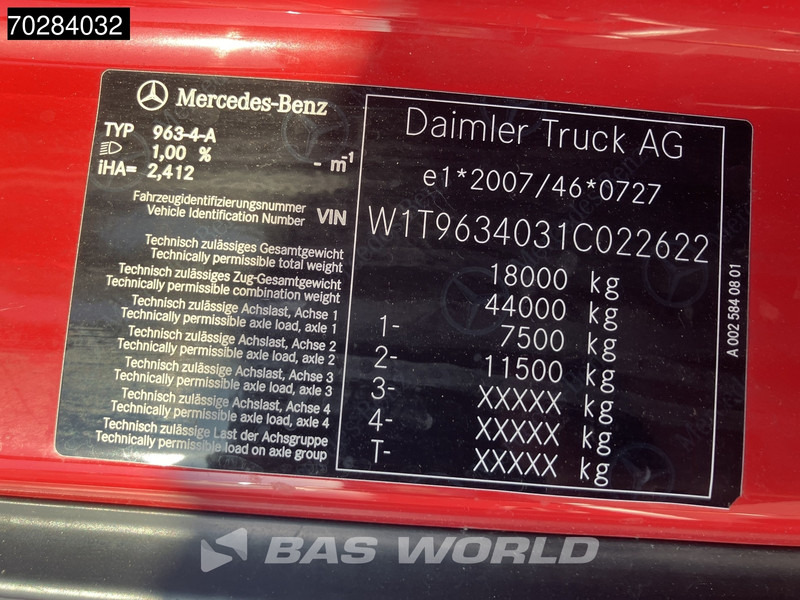 Mercedes-Benz Actros 1845 Actros 4X2 PPC - Vilcējs: foto 5 Mercedes-Benz Actros 1845 Actros 4X2 PPC - Vilcējs: foto 5