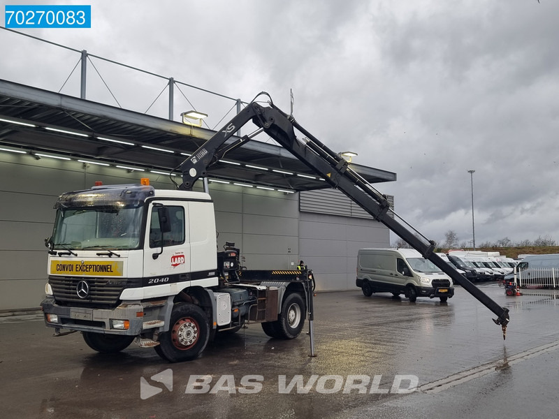 Mercedes-Benz Actros 2040 Actros 4X4 Manual 4x4 Big-Axle Full-Steel Hiab 1660-5 Kran 4x Stabilizers - Vilcējs: foto 5 Mercedes-Benz Actros 2040 Actros 4X4 Manual 4x4 Big-Axle Full-Steel Hiab 1660-5 Kran 4x Stabilizers - Vilcējs: foto 5