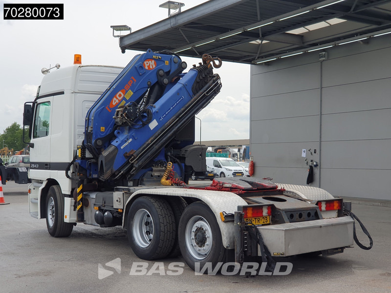 Vilcējs Mercedes-Benz Actros 2543 Actros 6X2 NL-Truck Liftachse 3-Pedals Kran PM 40 SP 2010 Euro 3: foto 9