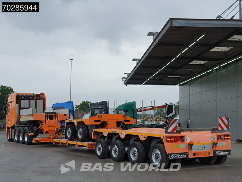 Mercedes-Benz Actros 8X4 180T GigaSpace Retarder Hydrauliek BigAxle Alcoa´s // Lowbed Trailer / 6 Axles / Hydraulic Pendle Axles / Extendable - Vilcējs: foto 3 Mercedes-Benz Actros 8X4 180T GigaSpace Retarder Hydrauliek BigAxle Alcoa´s // Lowbed Trailer / 6 Axles / Hydraulic Pendle Axles / Extendable - Vilcējs: foto 3