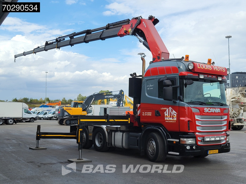 Scania G440 6X2 NL Crane Truck HMF 6020 K8 Kran Winch Retarder Lift-Steering Axle - Vilcējs: foto 3 Scania G440 6X2 NL Crane Truck HMF 6020 K8 Kran Winch Retarder Lift-Steering Axle - Vilcējs: foto 3