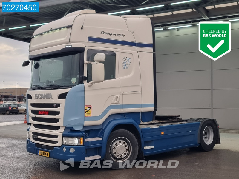 Scania R410 4X2 NL-Truck Retarder 2x Tanks Standklima - Vilcējs: foto 1 Scania R410 4X2 NL-Truck Retarder 2x Tanks Standklima - Vilcējs: foto 1