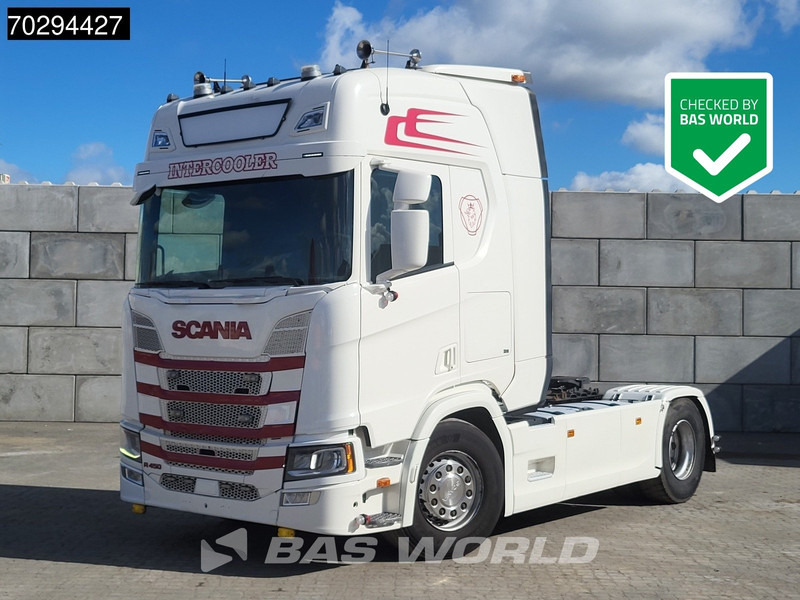 Scania R450 R 4X2 Retarder 2xTanks Leder ACC Hydraulic Euro 6 - Vilcējs: foto 1 Scania R450 R 4X2 Retarder 2xTanks Leder ACC Hydraulic Euro 6 - Vilcējs: foto 1