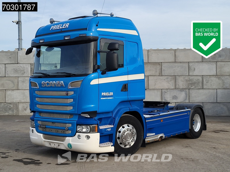 Scania R520 4X2 V8 Retarder 2x Tanks Alcoa Leder - Vilcējs: foto 1 Scania R520 4X2 V8 Retarder 2x Tanks Alcoa Leder - Vilcējs: foto 1