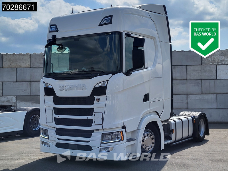 Scania S410 4X2 Mega Retarder 2xTanks ACC Standklima Navi Euro 6 - Vilcējs: foto 1 Scania S410 4X2 Mega Retarder 2xTanks ACC Standklima Navi Euro 6 - Vilcējs: foto 1