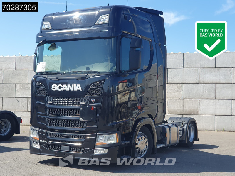 Scania S450 4X2 Mega Retarder Hebesattel 2xTanks Standklima ACC - Vilcējs: foto 1 Scania S450 4X2 Mega Retarder Hebesattel 2xTanks Standklima ACC - Vilcējs: foto 1