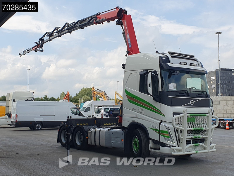 Volvo FH 500 FH 6X4 Full-Air Liftachse HMF 2820K-RCS Crane+JIB Remote Control I-ParkCool VDS LED Kran - Vilcējs: foto 3 Volvo FH 500 FH 6X4 Full-Air Liftachse HMF 2820K-RCS Crane+JIB Remote Control I-ParkCool VDS LED Kran - Vilcējs: foto 3