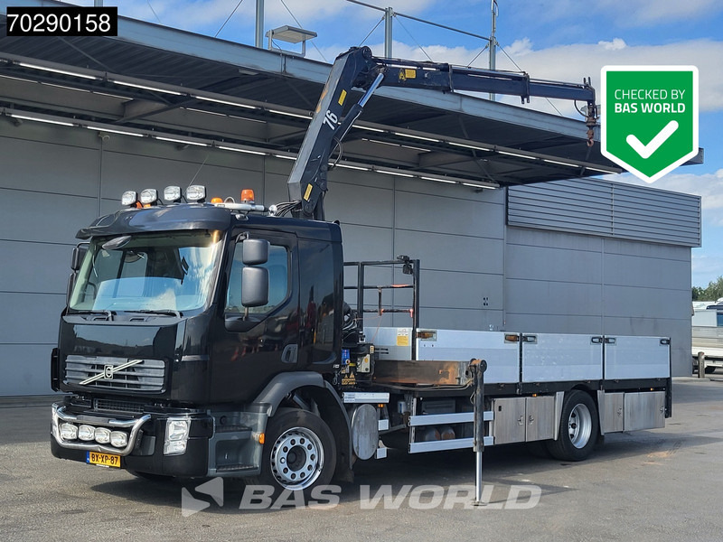 Volvo FE 240 4X2 HMF 760 K2 Kran Crane Remote control Manual Euro 5 - Bortu kravas automašīna/ Platforma, Kravas auto ar manipulatoru: foto 1 Volvo FE 240 4X2 HMF 760 K2 Kran Crane Remote control Manual Euro 5 - Bortu kravas automašīna/ Platforma, Kravas auto ar manipulatoru: foto 1