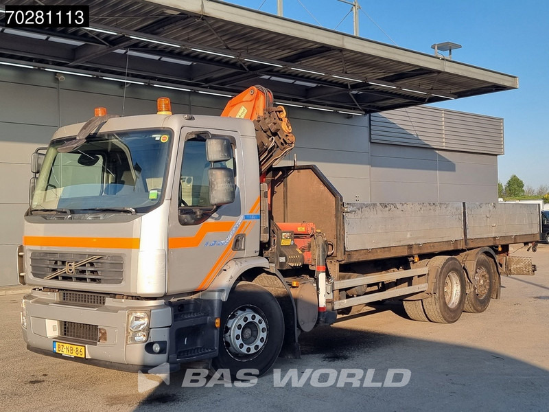 Bortu kravas automašīna/ Platforma, Kravas auto ar manipulatoru Volvo FE 280 6X2 NL-Truck Palfinger PK15500 Kran Crane Manual Liftachse Euro 4: foto 8