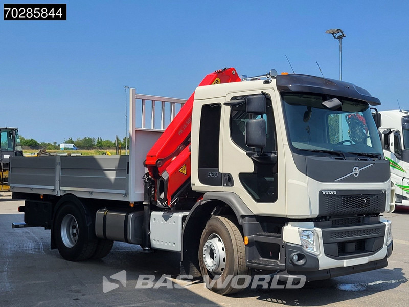 Jaunā Bortu kravas automašīna/ Platforma, Kravas auto ar manipulatoru Volvo FE 320 4X2 NEW! Palfinger PK14.501K SLD5 Remote Crane Kran Euro 6: foto 11