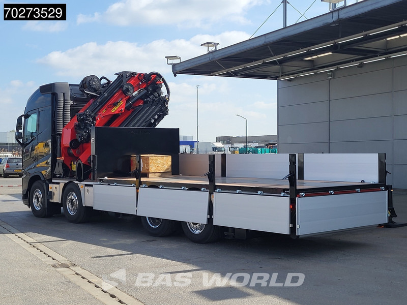 Jaunā Bortu kravas automašīna/ Platforma, Kravas auto ar manipulatoru Volvo FH 500 8X2 Palfinger PK92002 SH Crane + Fly-Jib Winch VEB+ Euro 6: foto 10