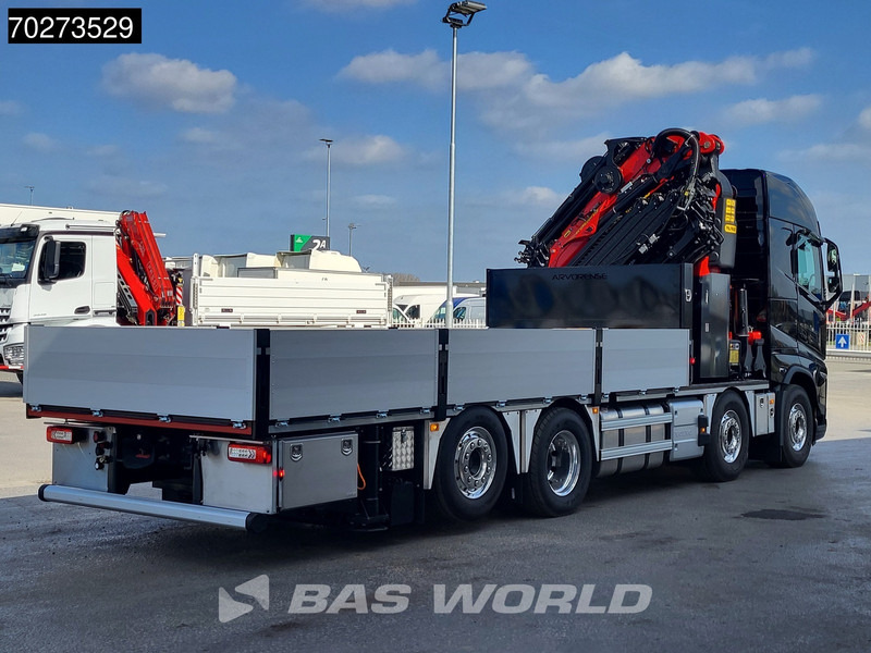 Jaunā Bortu kravas automašīna/ Platforma, Kravas auto ar manipulatoru Volvo FH 500 8X2 Palfinger PK92002 SH Crane + Fly-Jib Winch VEB+ Euro 6: foto 15