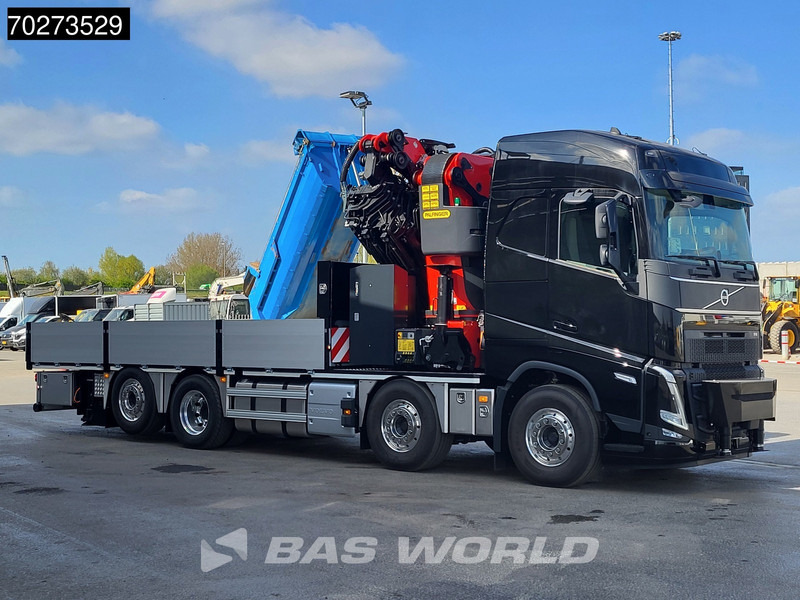 Jaunā Bortu kravas automašīna/ Platforma, Kravas auto ar manipulatoru Volvo FH 500 8X2 Palfinger PK92002 SH Crane + Fly-Jib Winch VEB+ Euro 6: foto 14