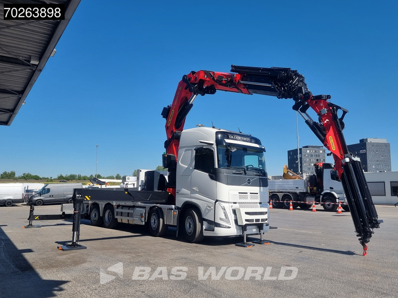 Jaunā Bortu kravas automašīna/ Platforma, Kravas auto ar manipulatoru Volvo FH 500 8X2 Palfinger PK92002 SH JIB Kran Lift-Lenkachse Navi Euro 6: foto 9