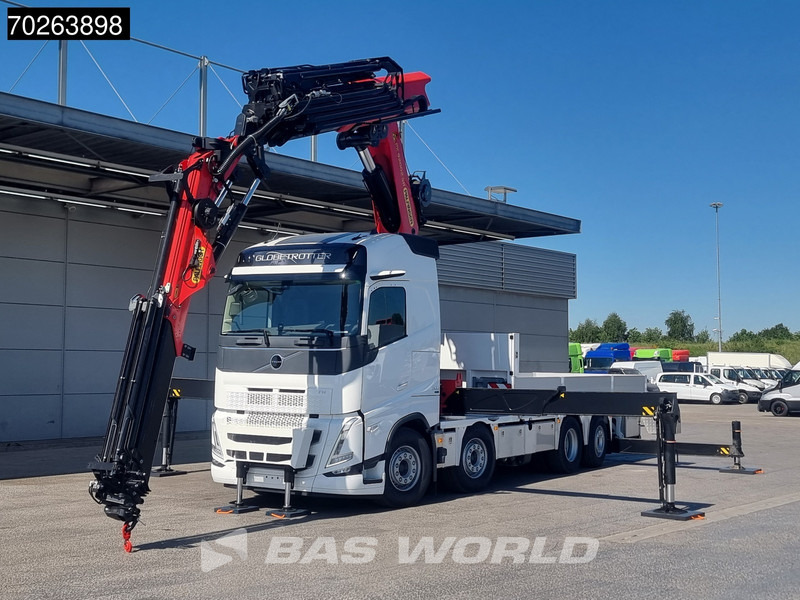 Jaunā Bortu kravas automašīna/ Platforma, Kravas auto ar manipulatoru Volvo FH 500 8X2 Palfinger PK92002 SH JIB Kran Lift-Lenkachse Navi Euro 6: foto 6
