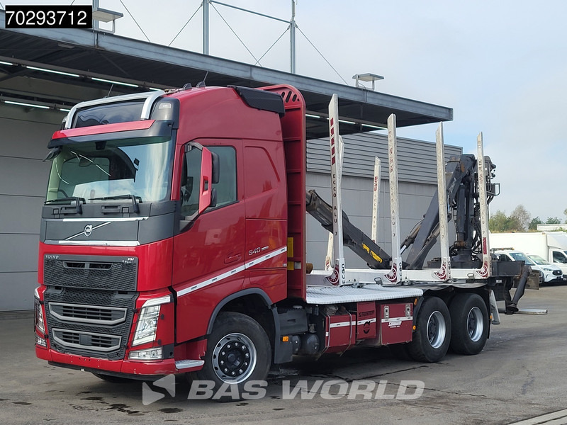Kokvedējs, Kravas auto ar manipulatoru Volvo FH 540 FH 6X4 Kesla 2112ZT Crane Retarder Big-Axle I-ParkCool Xenon Euro 6: foto 8