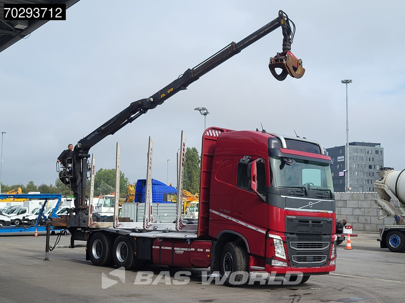 Volvo FH 540 FH 6X4 Kesla 2112ZT Crane Retarder Big-Axle I-ParkCool Xenon Euro 6 - Kokvedējs, Kravas auto ar manipulatoru: foto 3 Volvo FH 540 FH 6X4 Kesla 2112ZT Crane Retarder Big-Axle I-ParkCool Xenon Euro 6 - Kokvedējs, Kravas auto ar manipulatoru: foto 3