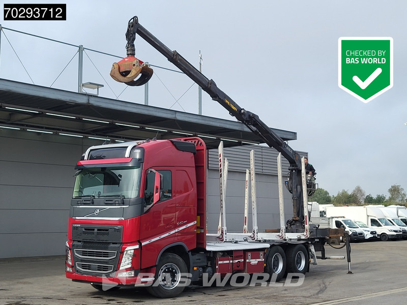 Volvo FH 540 FH 6X4 Kesla 2112ZT Crane Retarder Big-Axle I-ParkCool Xenon Euro 6 - Kokvedējs, Kravas auto ar manipulatoru: foto 1 Volvo FH 540 FH 6X4 Kesla 2112ZT Crane Retarder Big-Axle I-ParkCool Xenon Euro 6 - Kokvedējs, Kravas auto ar manipulatoru: foto 1
