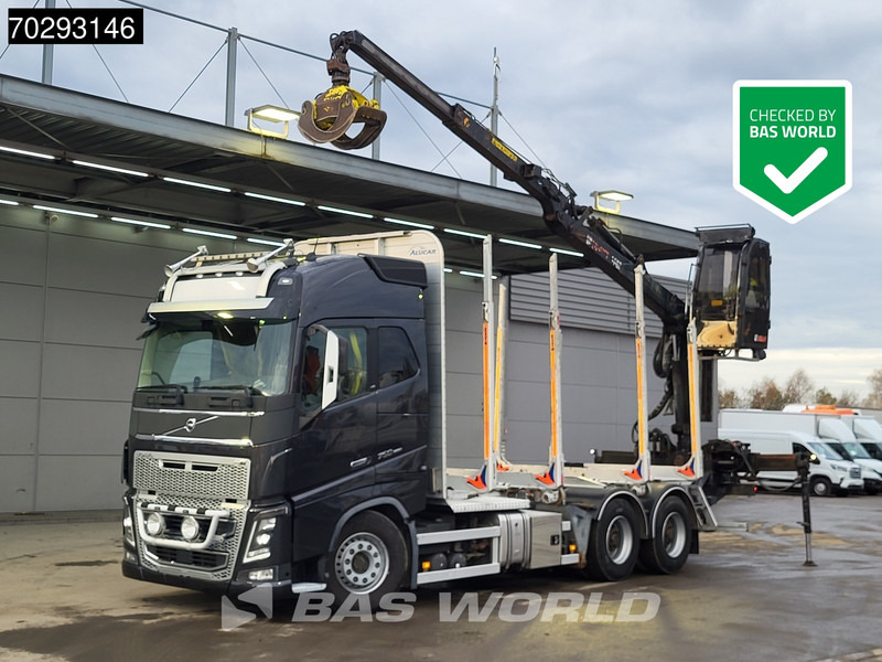 Volvo FH16 750 FH16 6X4 HIAB LOGLIFT F108S 83 Wood crane Retarder VEB+ Big-Axle Euro 6 - Kokvedējs, Kravas auto ar manipulatoru: foto 1 Volvo FH16 750 FH16 6X4 HIAB LOGLIFT F108S 83 Wood crane Retarder VEB+ Big-Axle Euro 6 - Kokvedējs, Kravas auto ar manipulatoru: foto 1