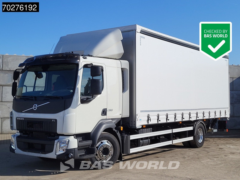 Volvo FL 280 4X2 NEW! 16tons Manual Ladebordwand PTO Alcoa's Euro 6 - Kravas automašīna ar tentu: foto 1 Volvo FL 280 4X2 NEW! 16tons Manual Ladebordwand PTO Alcoa's Euro 6 - Kravas automašīna ar tentu: foto 1