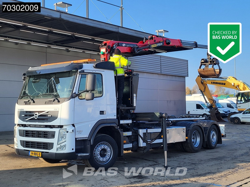 Volvo FM 330 FM 6X2 Palfinger Epsilon Z-Crane VDL Hook Lift+Steering Axle - Pacēlājs ar āķi, Kravas auto ar manipulatoru: foto 1 Volvo FM 330 FM 6X2 Palfinger Epsilon Z-Crane VDL Hook Lift+Steering Axle - Pacēlājs ar āķi, Kravas auto ar manipulatoru: foto 1