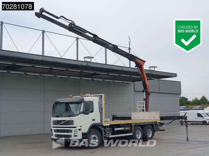 Volvo FM 340 6X4 Palfinger PK17000 Manual Full Steel Kraan Crane - Bortu kravas automašīna/ Platforma, Kravas auto ar manipulatoru: foto 1 Volvo FM 340 6X4 Palfinger PK17000 Manual Full Steel Kraan Crane - Bortu kravas automašīna/ Platforma, Kravas auto ar manipulatoru: foto 1