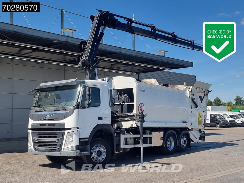 Volvo FM 370 6X2 Hiab X-Hipro 162 Kran GeesinkNorba Lift+Lenkachse VEB Euro 6 - Atkritumu vedējs: foto 1 Volvo FM 370 6X2 Hiab X-Hipro 162 Kran GeesinkNorba Lift+Lenkachse VEB Euro 6 - Atkritumu vedējs: foto 1