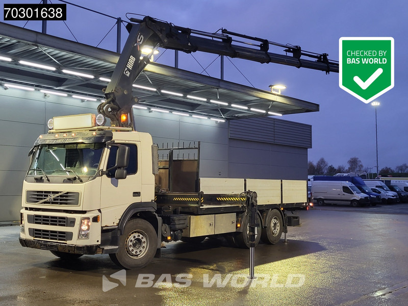 Volvo FM 400 6X2 Hiab 322E-6XS Crane Kran Lift-Axle Automatic Euro 4 - Bortu kravas automašīna/ Platforma, Kravas auto ar manipulatoru: foto 1 Volvo FM 400 6X2 Hiab 322E-6XS Crane Kran Lift-Axle Automatic Euro 4 - Bortu kravas automašīna/ Platforma, Kravas auto ar manipulatoru: foto 1