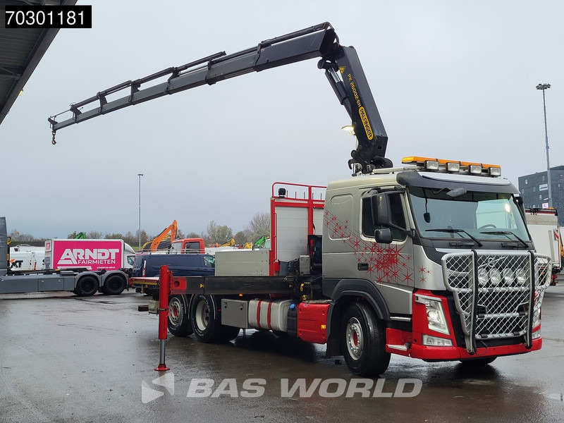 Volvo FM 410 FM 6X2 Palfinger PK 26002-EH E Kran Crane Lift +steering axle Automatic Euro 6 - Bortu kravas automašīna/ Platforma, Kravas auto ar manipulatoru: foto 3 Volvo FM 410 FM 6X2 Palfinger PK 26002-EH E Kran Crane Lift +steering axle Automatic Euro 6 - Bortu kravas automašīna/ Platforma, Kravas auto ar manipulatoru: foto 3