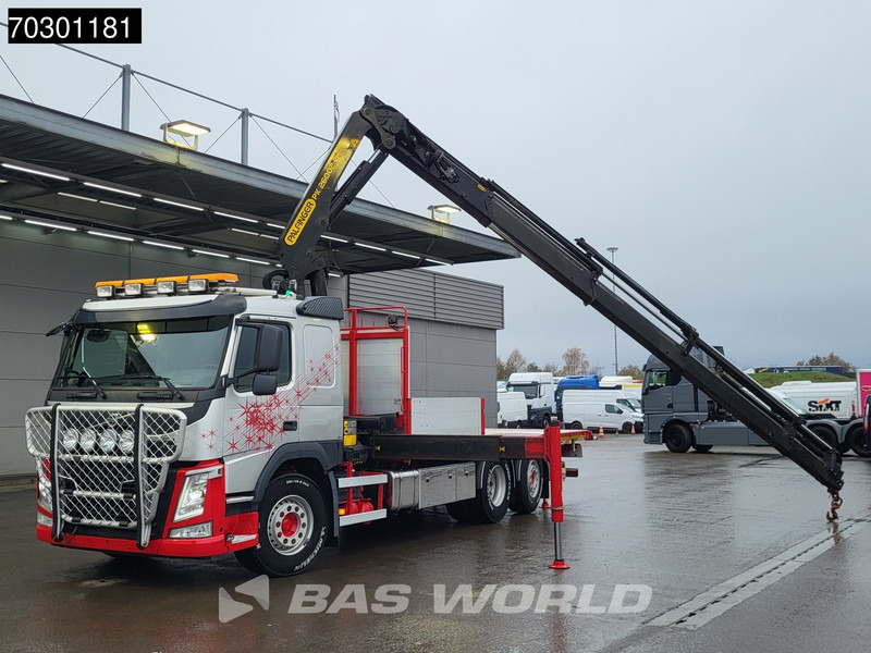Volvo FM 410 FM 6X2 Palfinger PK 26002-EH E Kran Crane Lift +steering axle Automatic Euro 6 - Bortu kravas automašīna/ Platforma, Kravas auto ar manipulatoru: foto 5 Volvo FM 410 FM 6X2 Palfinger PK 26002-EH E Kran Crane Lift +steering axle Automatic Euro 6 - Bortu kravas automašīna/ Platforma, Kravas auto ar manipulatoru: foto 5
