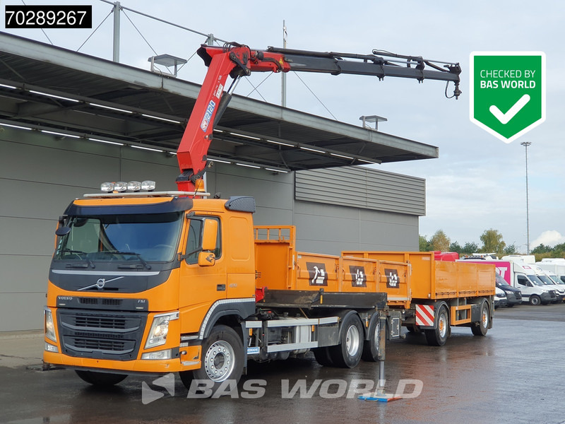 Volvo FM 420 6X2 Combi HMF 2120 K 4 Crane Kran Lift+lenkasche Euro 6 - Kravas automašīna pašizgāzējs, Kravas auto ar manipulatoru: foto 1 Volvo FM 420 6X2 Combi HMF 2120 K 4 Crane Kran Lift+lenkasche Euro 6 - Kravas automašīna pašizgāzējs, Kravas auto ar manipulatoru: foto 1