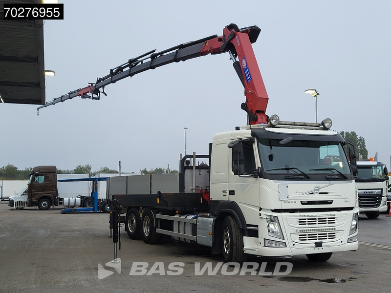 Volvo FM 450 6X2 HMF3220 K5 + Jib K5 Crane Kran Lift-Steering Axle VEB+ Automatic - Bortu kravas automašīna/ Platforma, Kravas auto ar manipulatoru: foto 3 Volvo FM 450 6X2 HMF3220 K5 + Jib K5 Crane Kran Lift-Steering Axle VEB+ Automatic - Bortu kravas automašīna/ Platforma, Kravas auto ar manipulatoru: foto 3