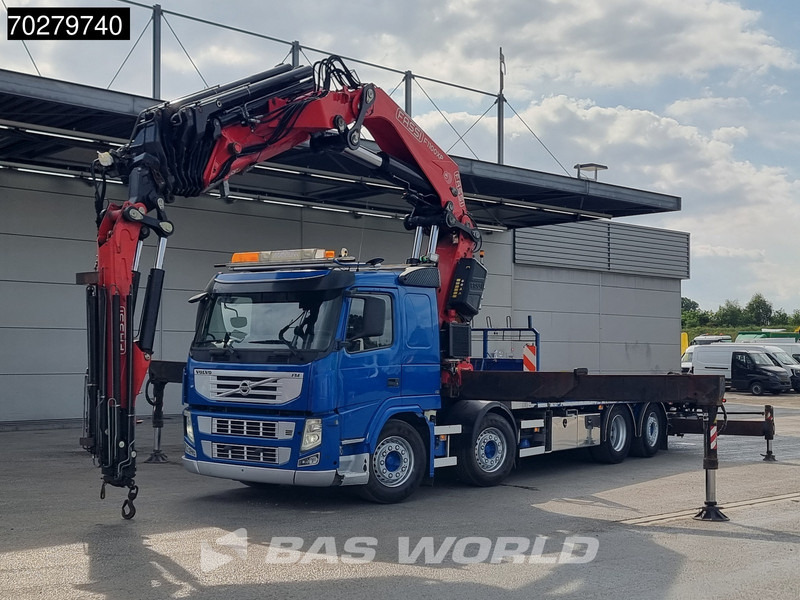 Volvo FM 450 8X2 FASSI 100 Ton/Meter Crane Kran 7 + 6 Jib Lift+steering Axle Euro 5 - Bortu kravas automašīna/ Platforma, Kravas auto ar manipulatoru: foto 5 Volvo FM 450 8X2 FASSI 100 Ton/Meter Crane Kran 7 + 6 Jib Lift+steering Axle Euro 5 - Bortu kravas automašīna/ Platforma, Kravas auto ar manipulatoru: foto 5