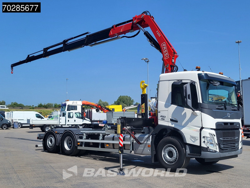 Volvo FM 460 6X2 NEW! FASSI F235A.0.25 Kran + HYVA 20-57-S Lift+steering axle Euro 6 - Pacēlājs ar āķi, Kravas auto ar manipulatoru: foto 3 Volvo FM 460 6X2 NEW! FASSI F235A.0.25 Kran + HYVA 20-57-S Lift+steering axle Euro 6 - Pacēlājs ar āķi, Kravas auto ar manipulatoru: foto 3
