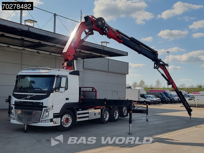 Volvo FM 500 8X4 HMF5020 K6 + Fly Jib Lift+Lenkachse Crane Kran Euro 6 - Bortu kravas automašīna/ Platforma, Kravas auto ar manipulatoru: foto 5 Volvo FM 500 8X4 HMF5020 K6 + Fly Jib Lift+Lenkachse Crane Kran Euro 6 - Bortu kravas automašīna/ Platforma, Kravas auto ar manipulatoru: foto 5