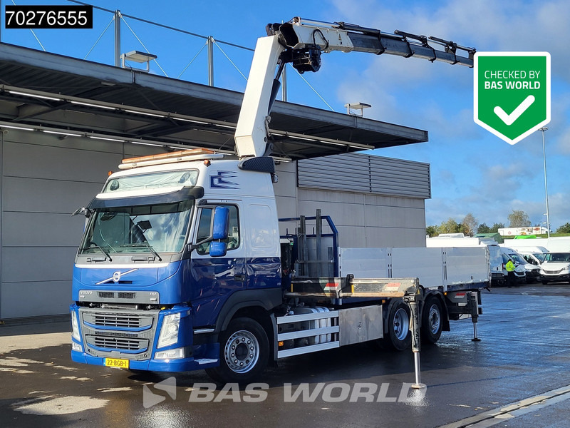 Volvo FM 500 FM 6X2 NL-Truck HMF 3220-K7 Kran Crane Winch Lift+Steering-Axle Euro 6 - Bortu kravas automašīna/ Platforma, Kravas auto ar manipulatoru: foto 1 Volvo FM 500 FM 6X2 NL-Truck HMF 3220-K7 Kran Crane Winch Lift+Steering-Axle Euro 6 - Bortu kravas automašīna/ Platforma, Kravas auto ar manipulatoru: foto 1