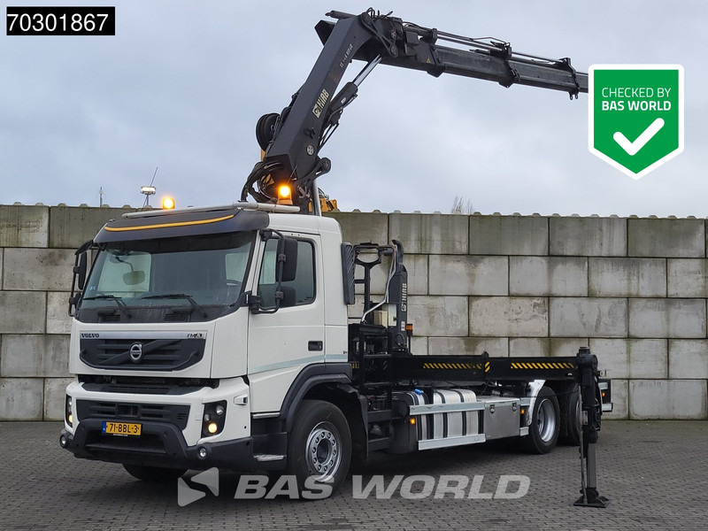 Volvo FMX 370 FMX 6X2 HIAB 244 E P-3 Hipro Kran + XR21S56 containersystem Lift+steering - Pacēlājs ar āķi, Kravas auto ar manipulatoru: foto 1 Volvo FMX 370 FMX 6X2 HIAB 244 E P-3 Hipro Kran + XR21S56 containersystem Lift+steering - Pacēlājs ar āķi, Kravas auto ar manipulatoru: foto 1
