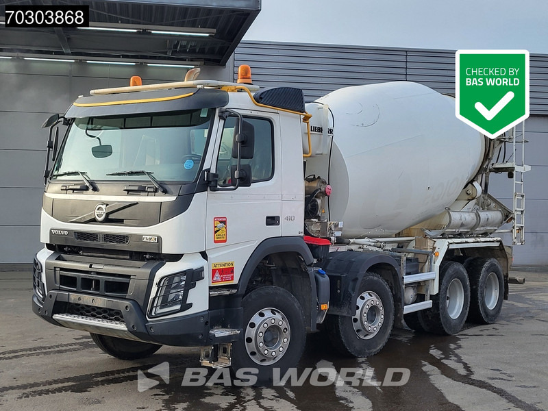 Volvo FMX 410 8X4 9m3 Liebherr mixer Steelsuspension Automatic Euro 6 - Betonvedējs: foto 1 Volvo FMX 410 8X4 9m3 Liebherr mixer Steelsuspension Automatic Euro 6 - Betonvedējs: foto 1