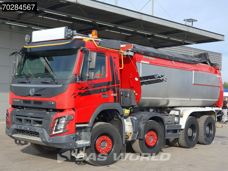Kravas automašīna pašizgāzējs Volvo FMX 450 8X4 17m3 Meiller tipper Steelsuspension Automatic Retarder Big-Axle Euro 6: foto 6