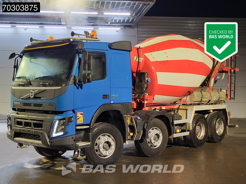 Volvo FMX 450 8X4 Stetter Mixer Full Steel Automatic Euro 6 - Betonvedējs: foto 1 Volvo FMX 450 8X4 Stetter Mixer Full Steel Automatic Euro 6 - Betonvedējs: foto 1