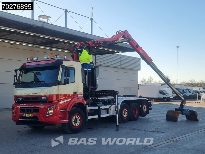 Volvo FMX 460 8X2 NL-Truck Palfinger Epsilon Q170Z Kran VEB+ lift+lenkasche Euro 6 - Pacēlājs ar āķi, Kravas auto ar manipulatoru: foto 3 Volvo FMX 460 8X2 NL-Truck Palfinger Epsilon Q170Z Kran VEB+ lift+lenkasche Euro 6 - Pacēlājs ar āķi, Kravas auto ar manipulatoru: foto 3