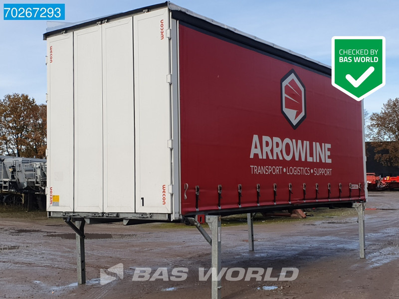 Wecon WPR 715 SG 6X2 Durchladesysteem 20FT / BDF / Wecon - Kravas kaste ar tentu: foto 1 Wecon WPR 715 SG 6X2 Durchladesysteem 20FT / BDF / Wecon - Kravas kaste ar tentu: foto 1