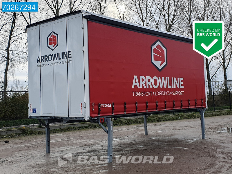 Wecon WPR 715 SG 6X2 Durchladesysteem 20FT / BDF / Wecon - Kravas kaste ar tentu: foto 1 Wecon WPR 715 SG 6X2 Durchladesysteem 20FT / BDF / Wecon - Kravas kaste ar tentu: foto 1